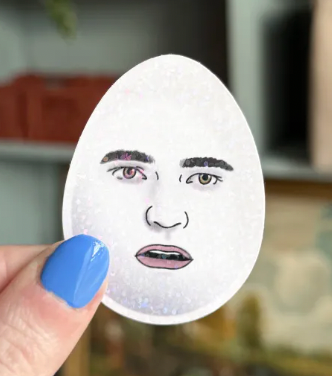 Eggward Vinyl Sticker