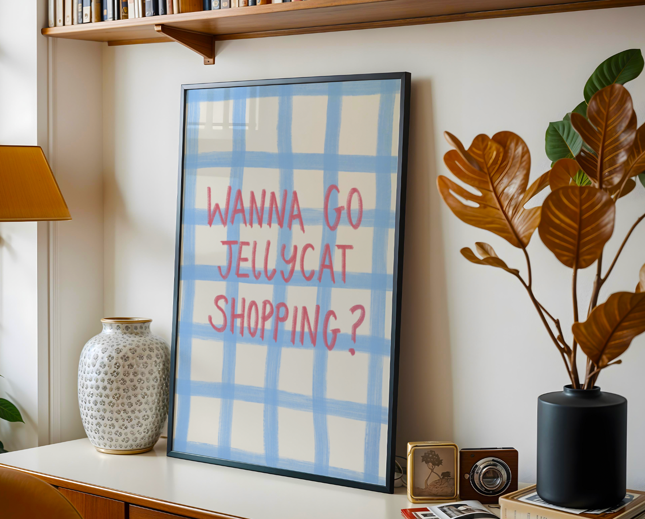 Wanna Go Jellycat Shopping? Art Print