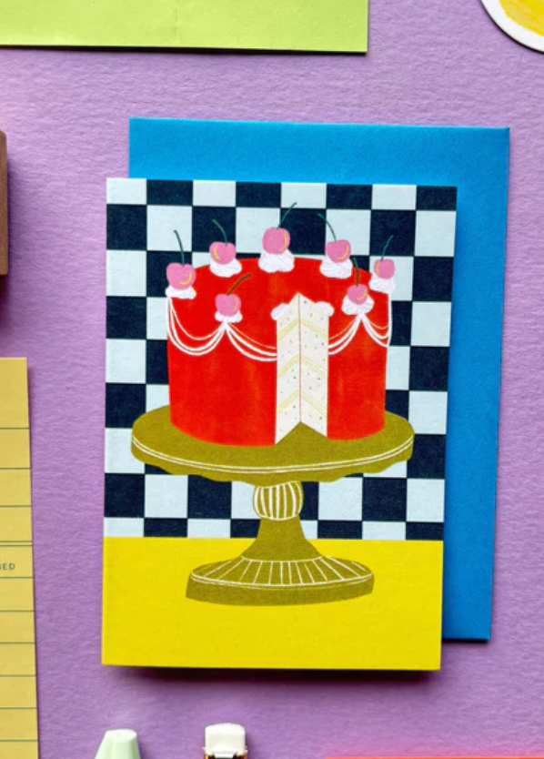 Mini Vintage Layer Cake Card