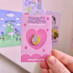 Pastel Troll Head - Mini Enamel Pin