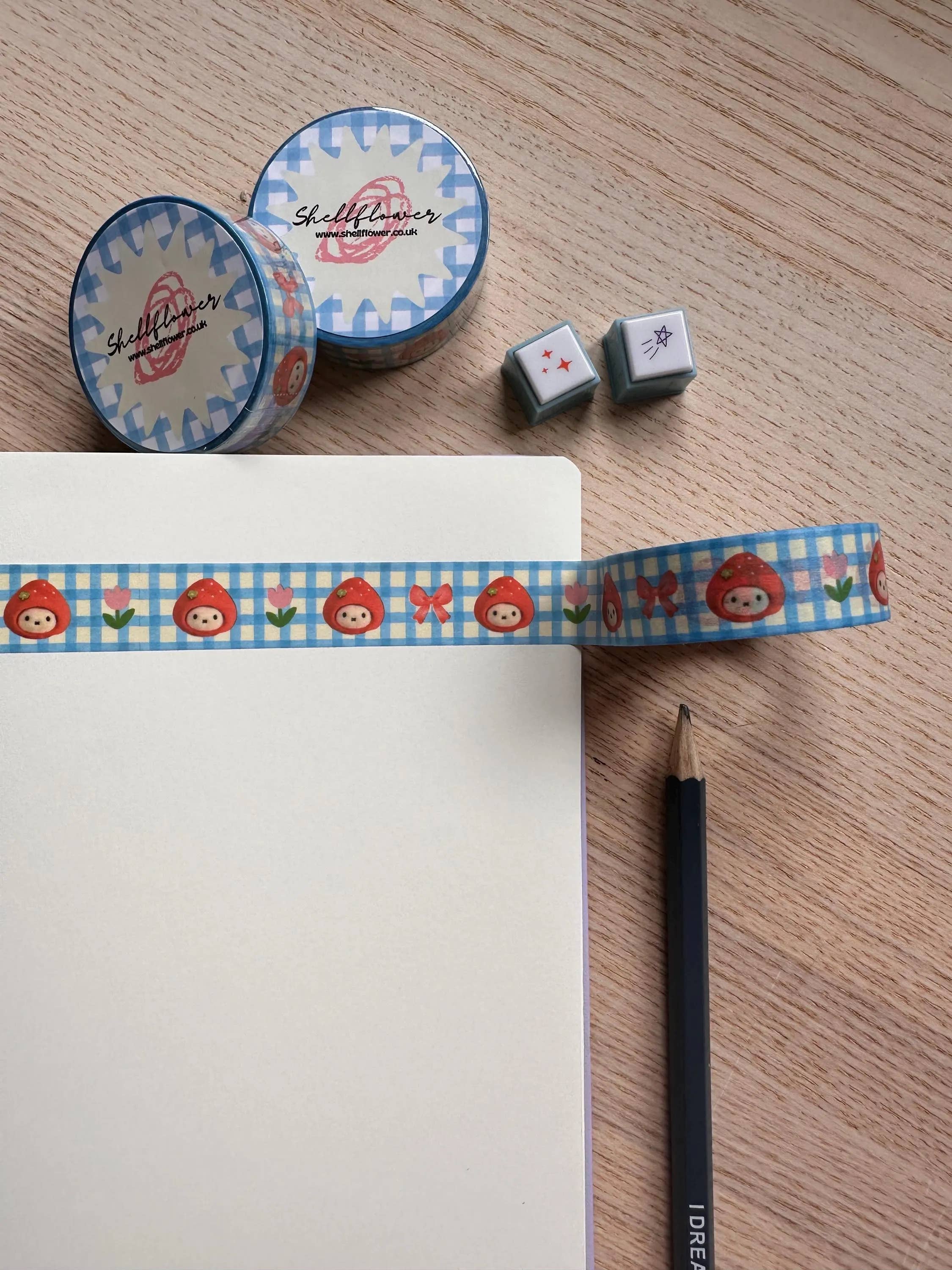 Strawberry Bunny Washi Tape