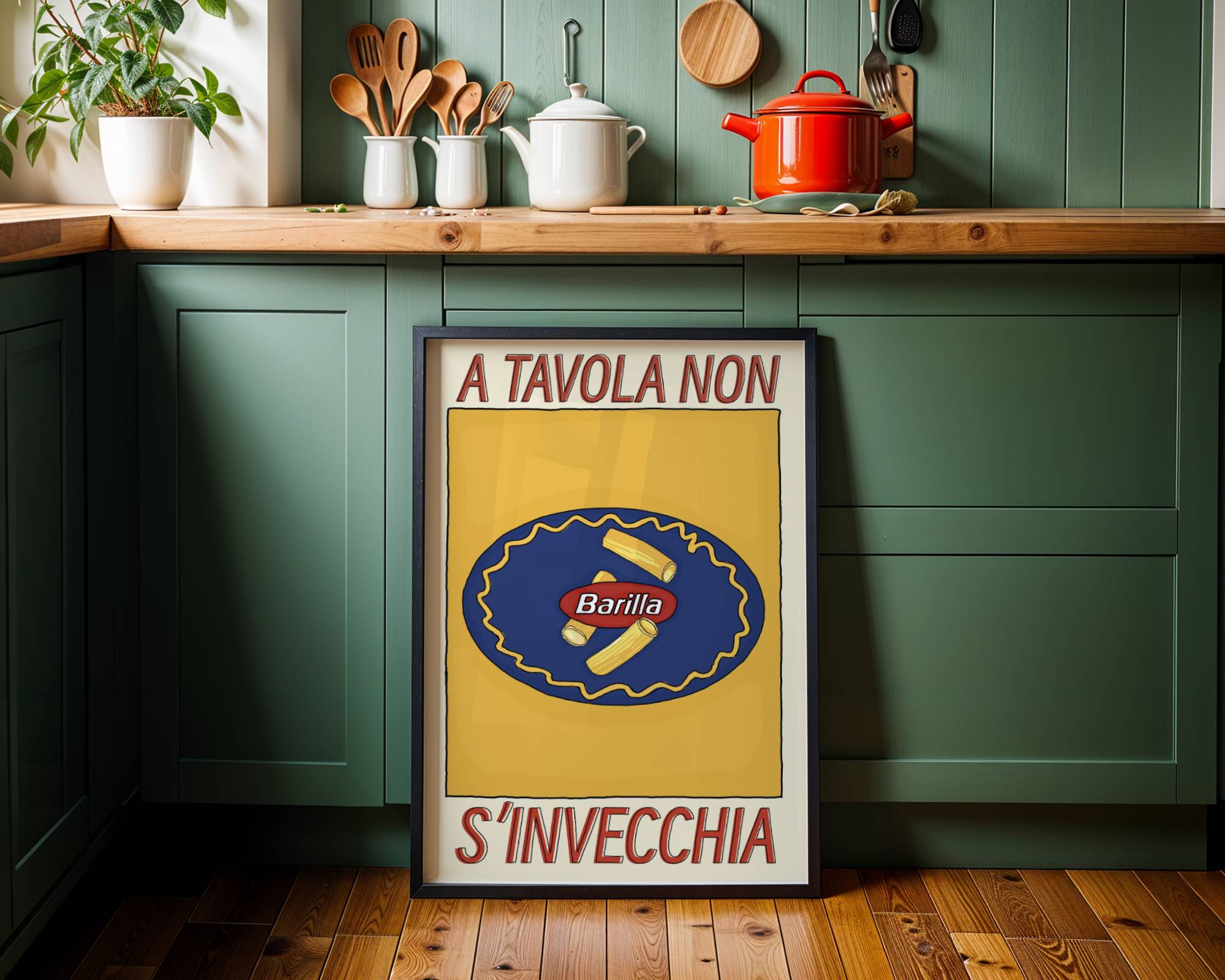 At the table one does not grow old Art Print