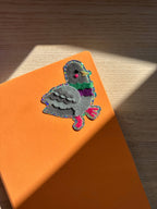 Pigeon Glitter Vinyl Sticker