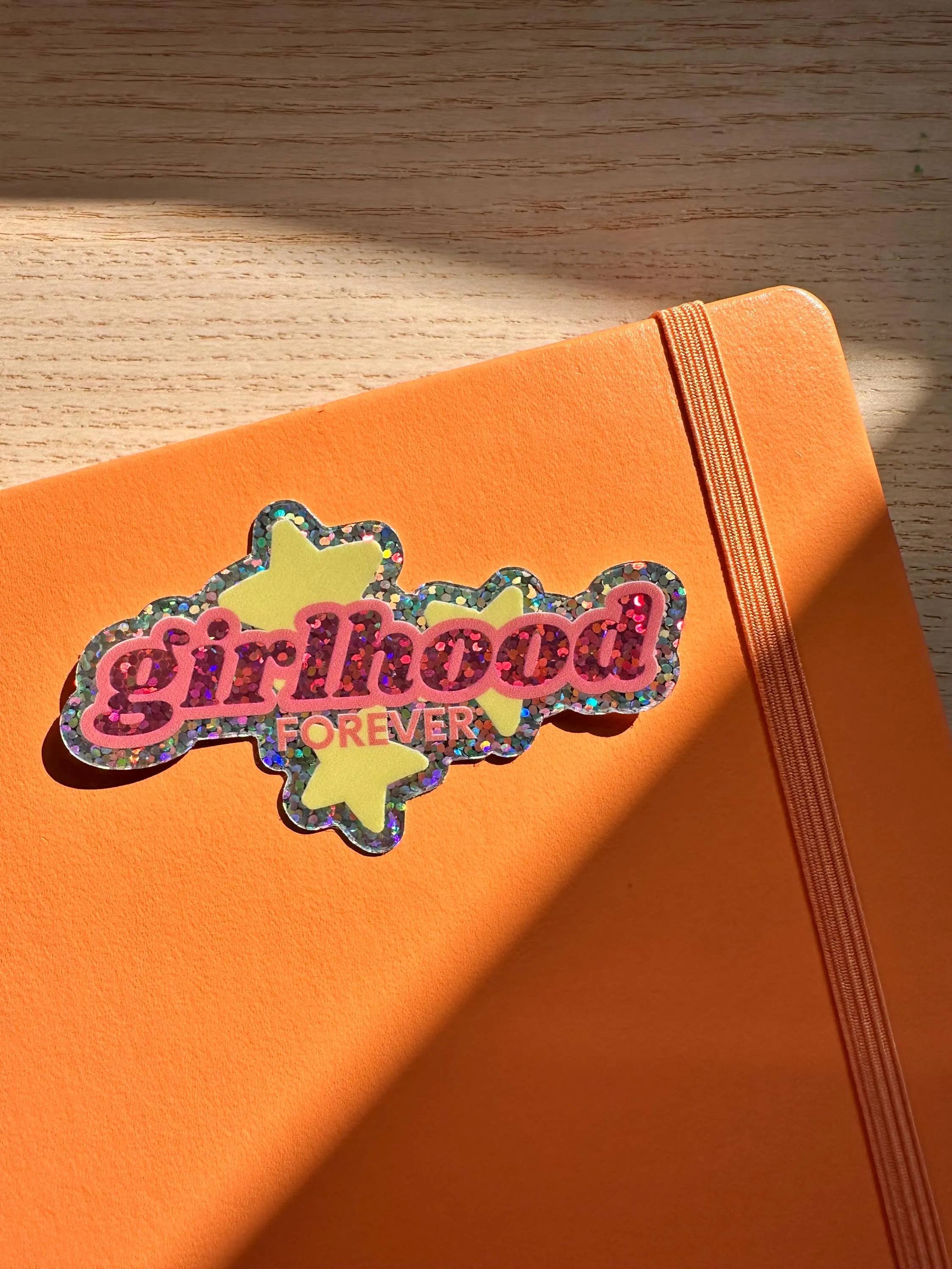 Girlhood Vinyl Glitter Sticker