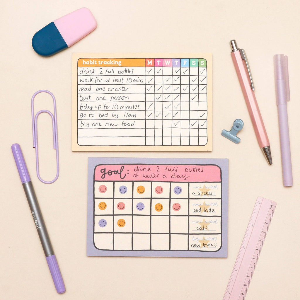 A6 Habit Tracker Notepad