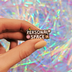 Personal Space Enamel Pin