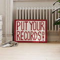 Put Your Records On Retro Art Print (A3)