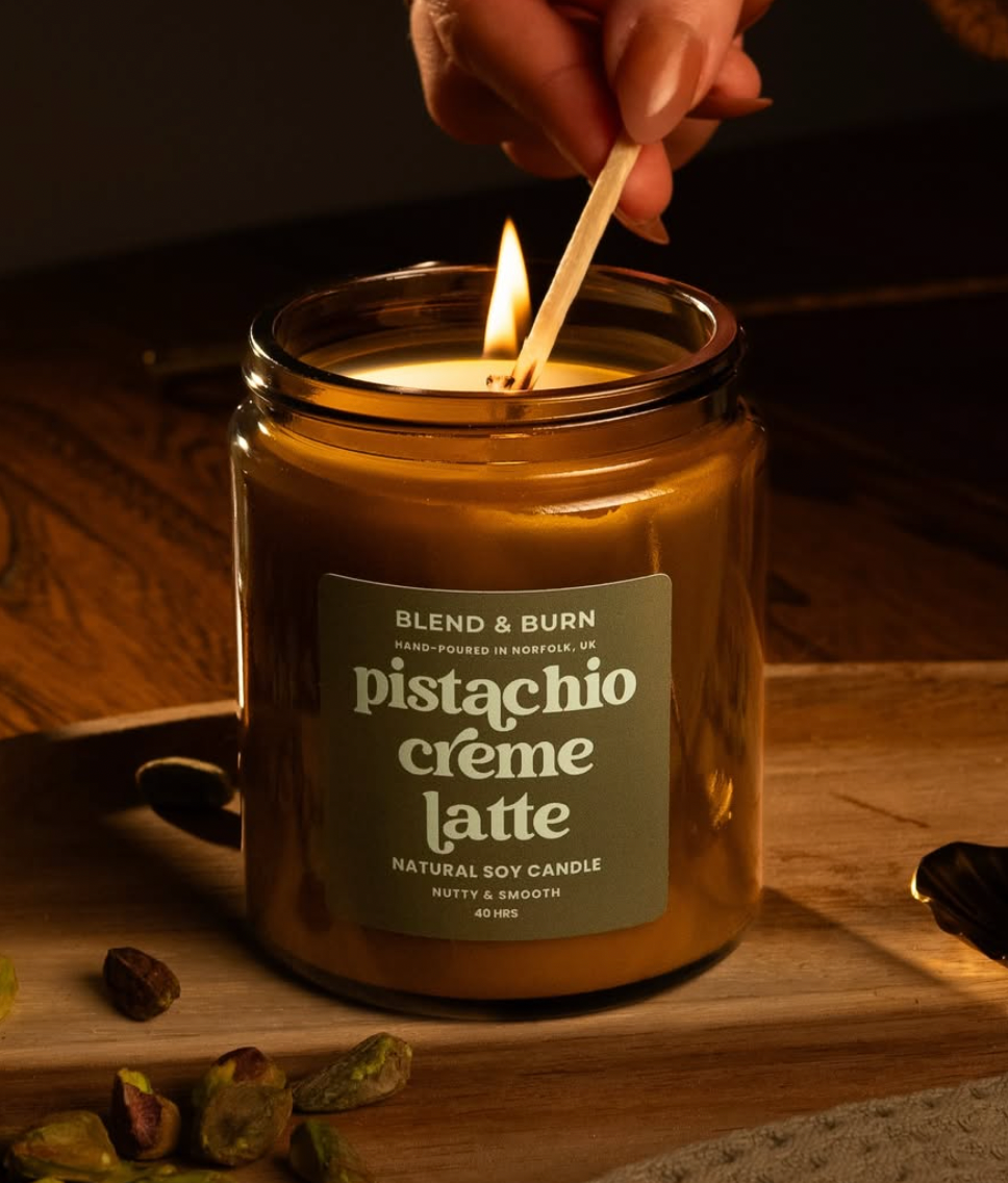 Pistachio Creme Latte Candle
