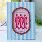 Blue and White Photo Frame