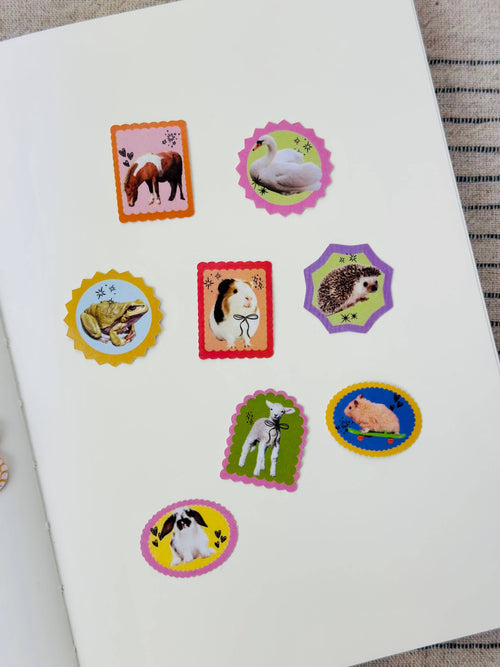 Animal Washi Flake Stickers