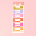 Planner Stickers - Book Reviews