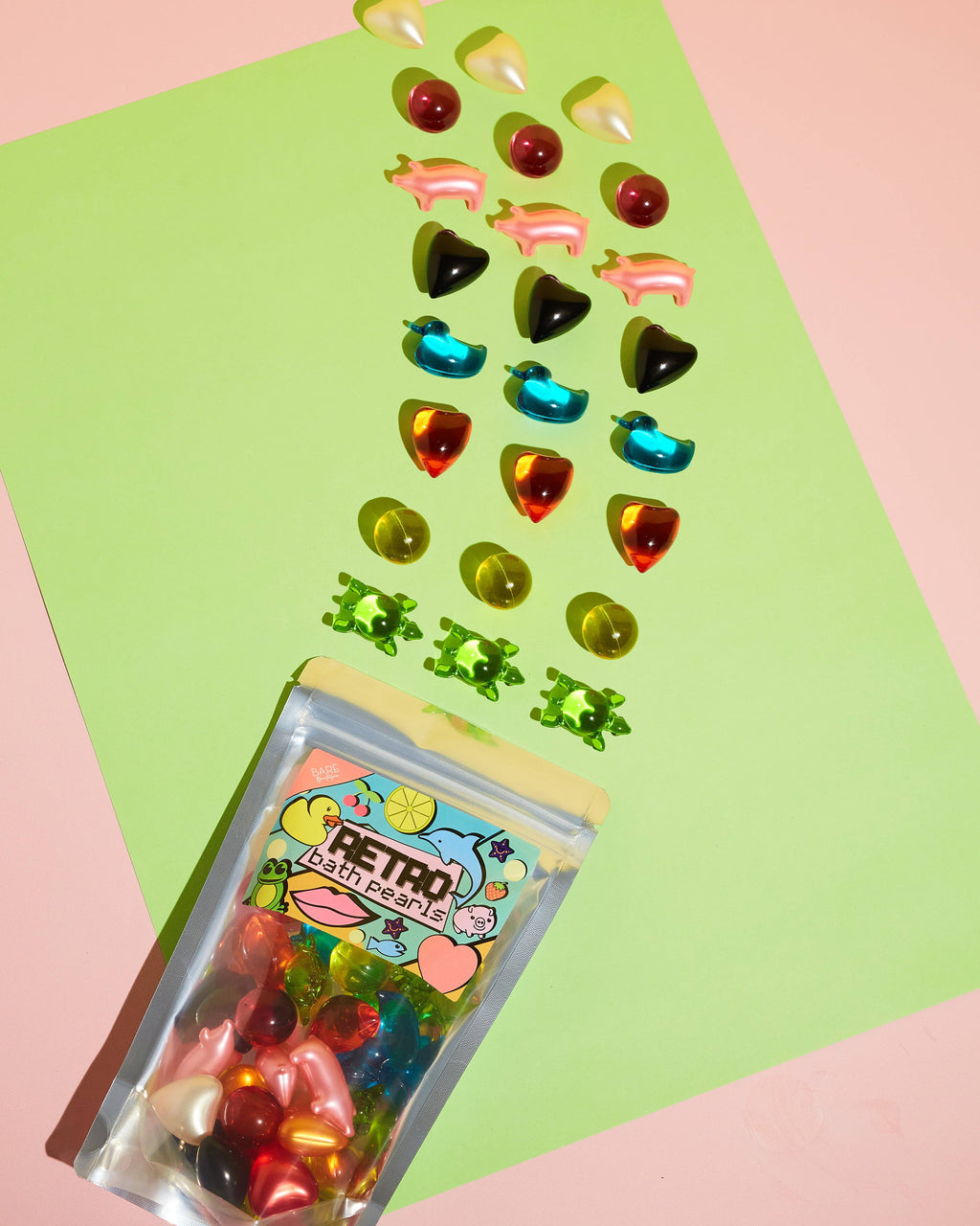 30 Pack Retro 90's Randoms Bath Pearls - Jumbo Mixed Bag