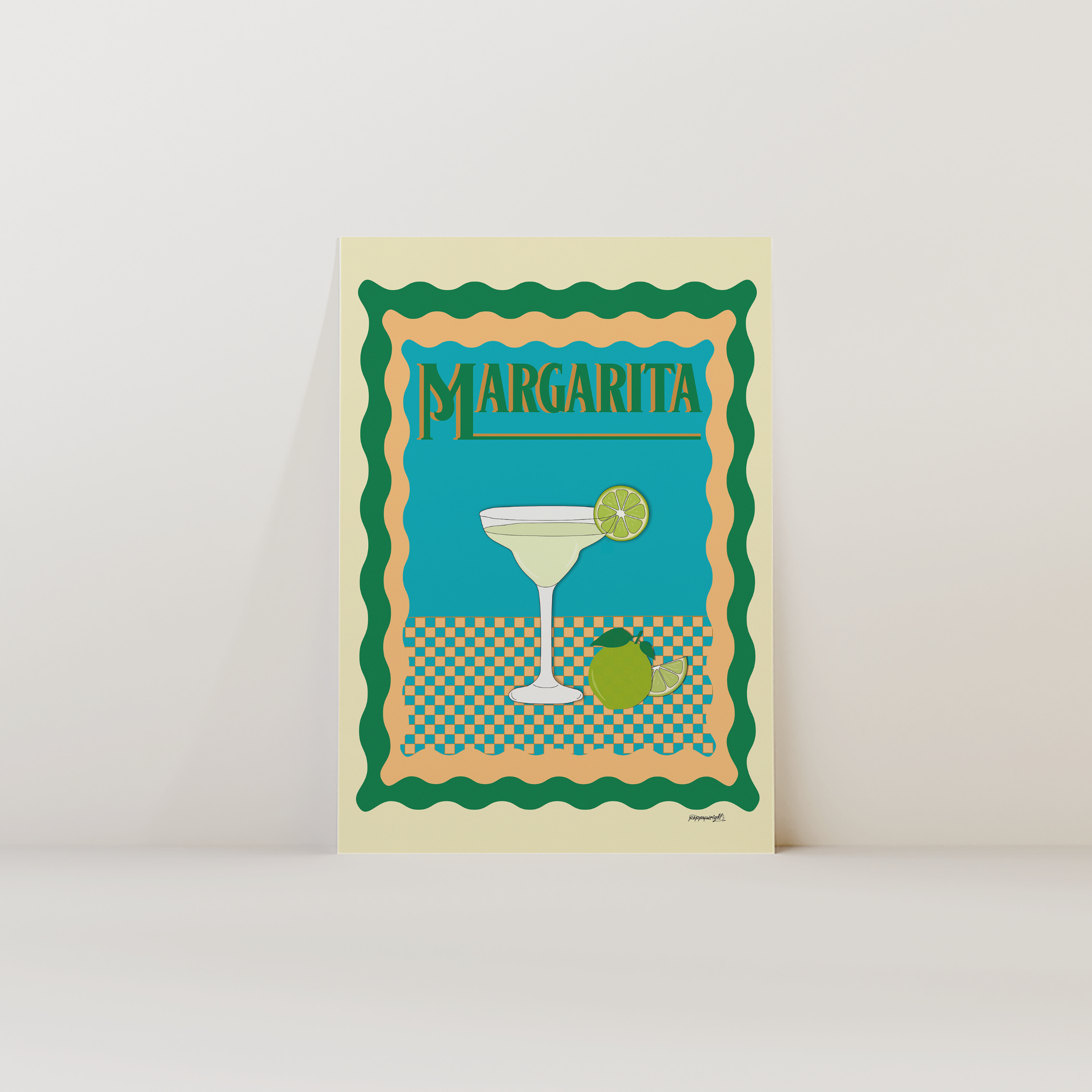 Margarita Cocktail Print