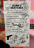 Receipt Genre Bookmark / Junk Bookmark