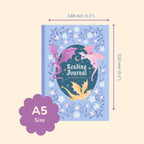 Reading Journal Dragon, Cosy Quest – 50 Book Review Notebook