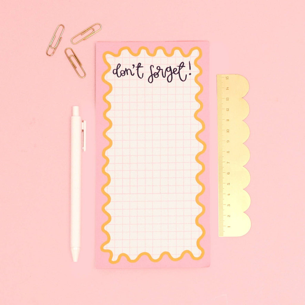 To do list - don't forget