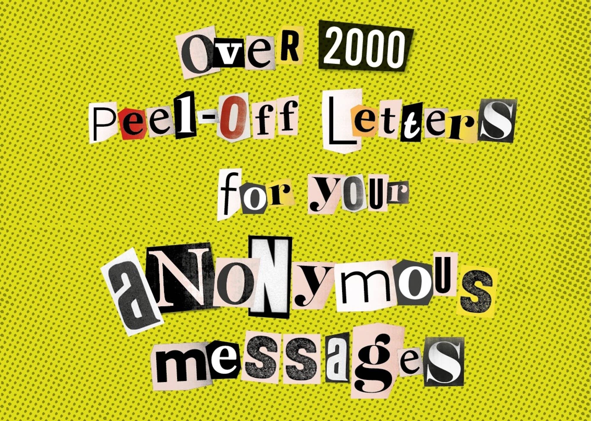 The Ransom Note Sticker Book