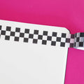 Black and White Checkerboard Washi Tape