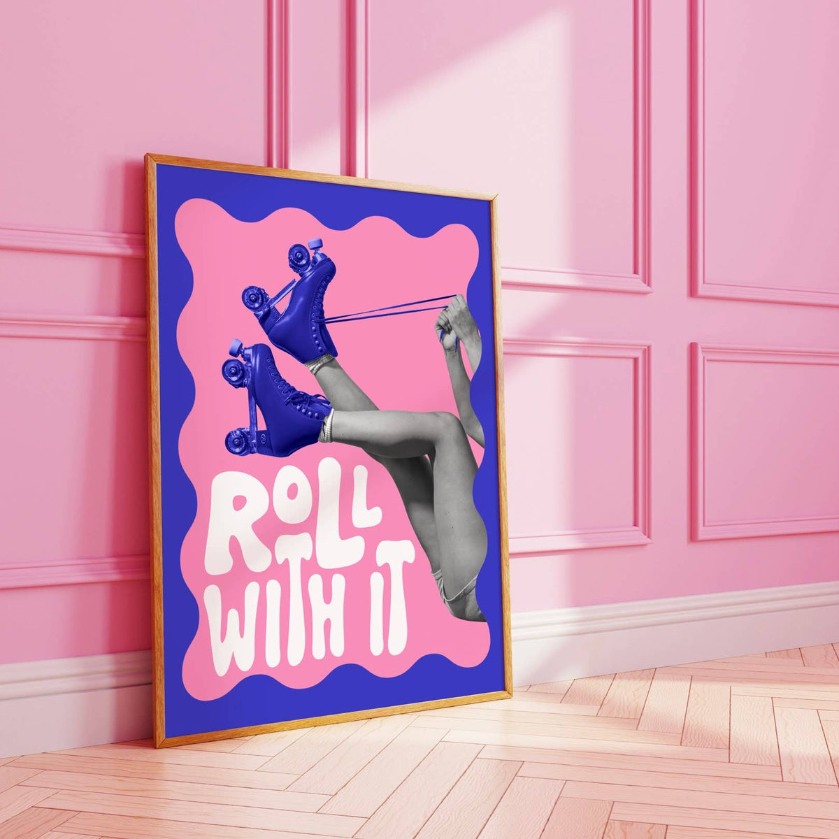 Roll With it Skates Art print (A3)