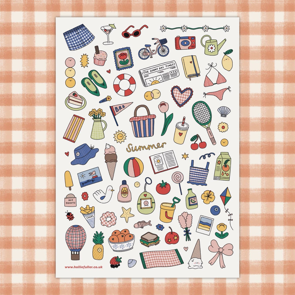 Summer Sticker Sheet