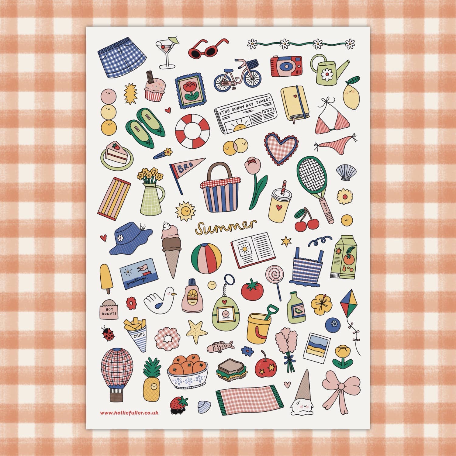 Summer Sticker Sheet
