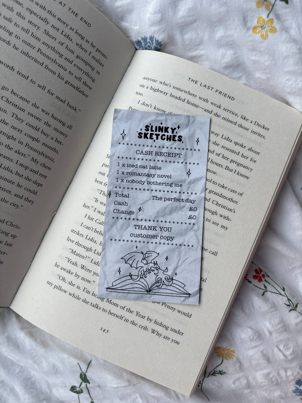 Receipt Genre Bookmark / Junk Bookmark