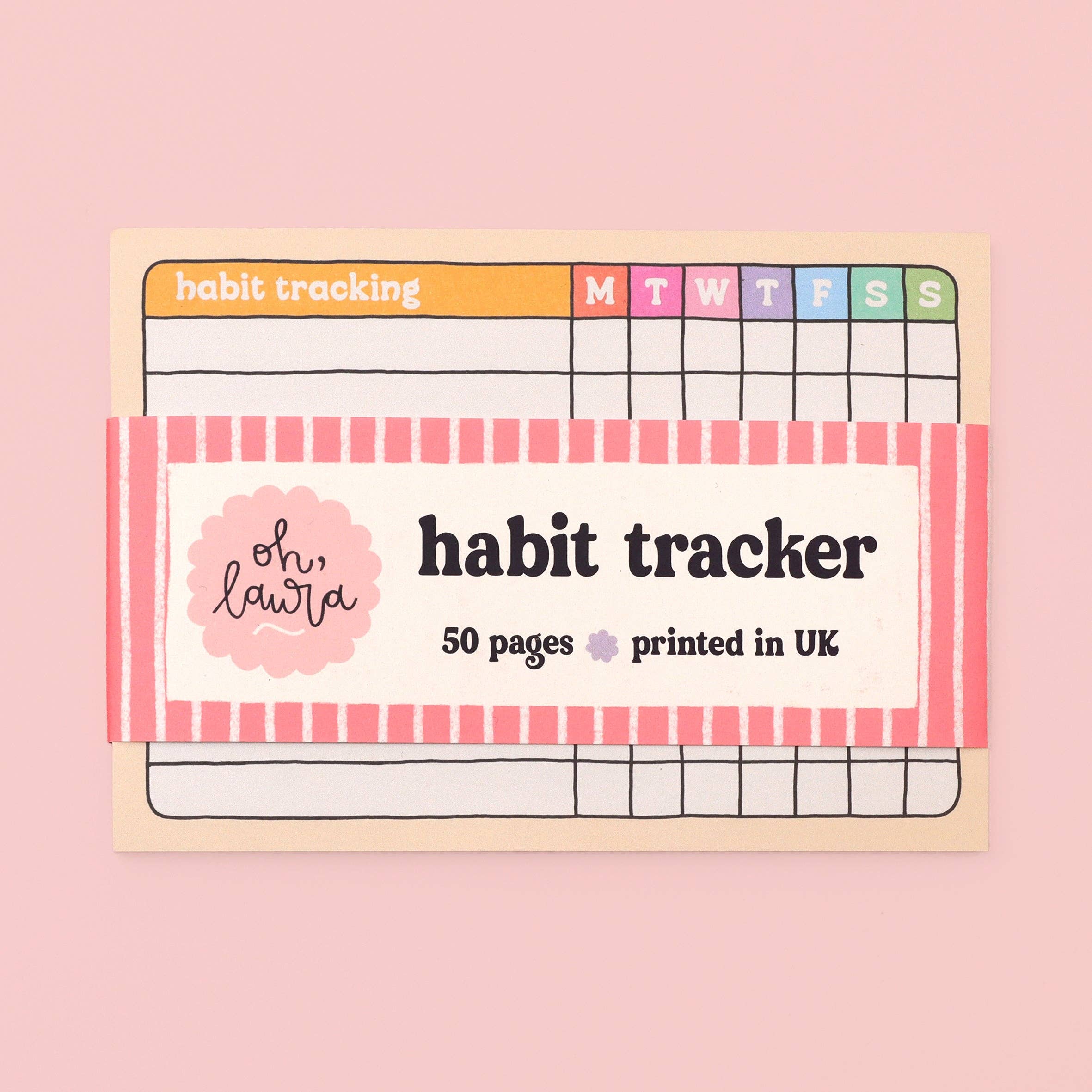 A6 Habit Tracker Notepad