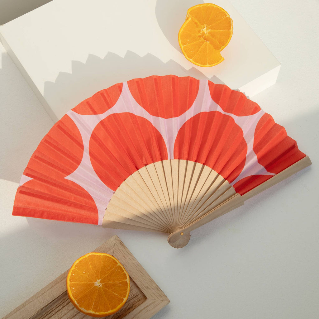 Scarlet Breeze Hand Fan