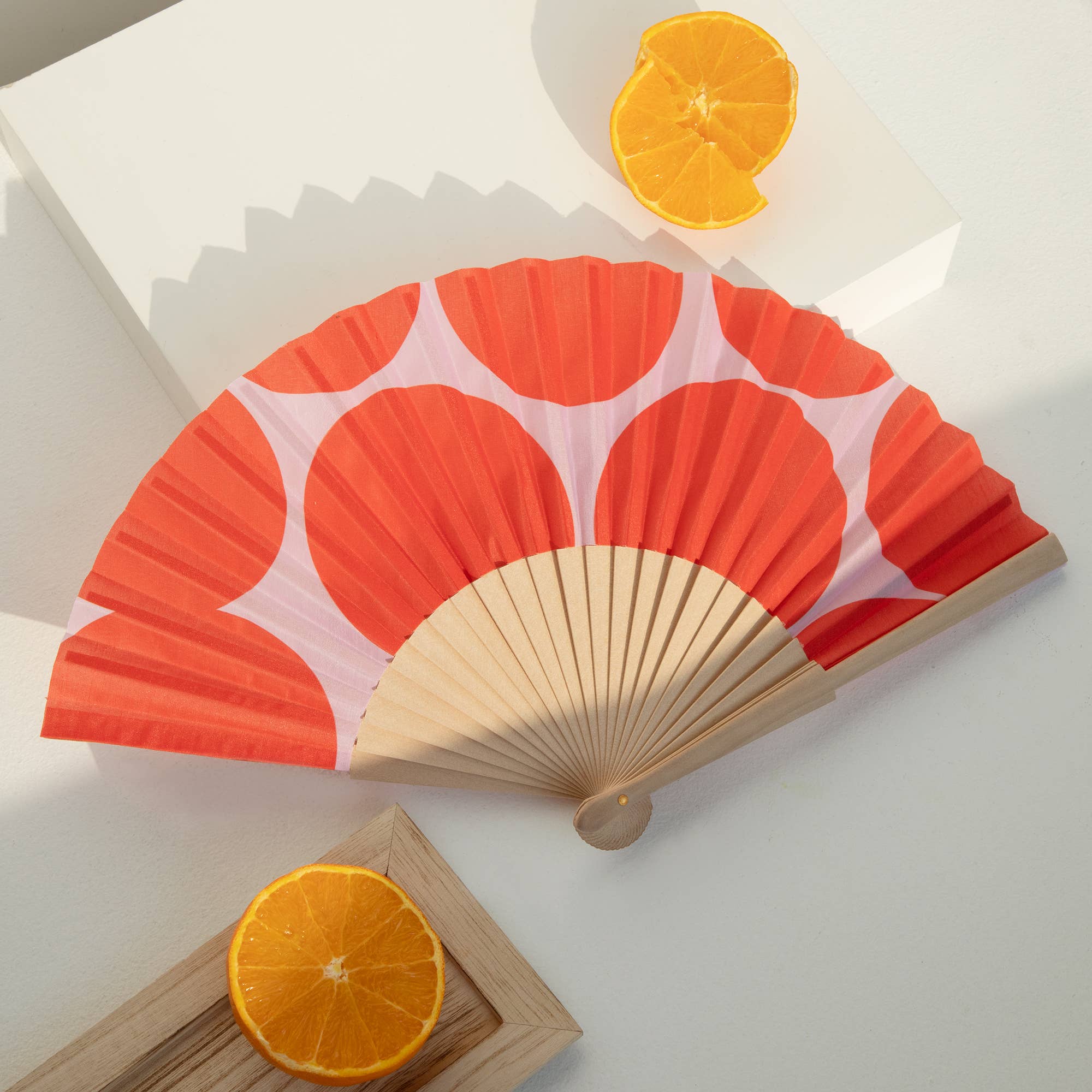 Scarlet Breeze Hand Fan