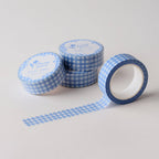 Blue Gingham Washi Tape