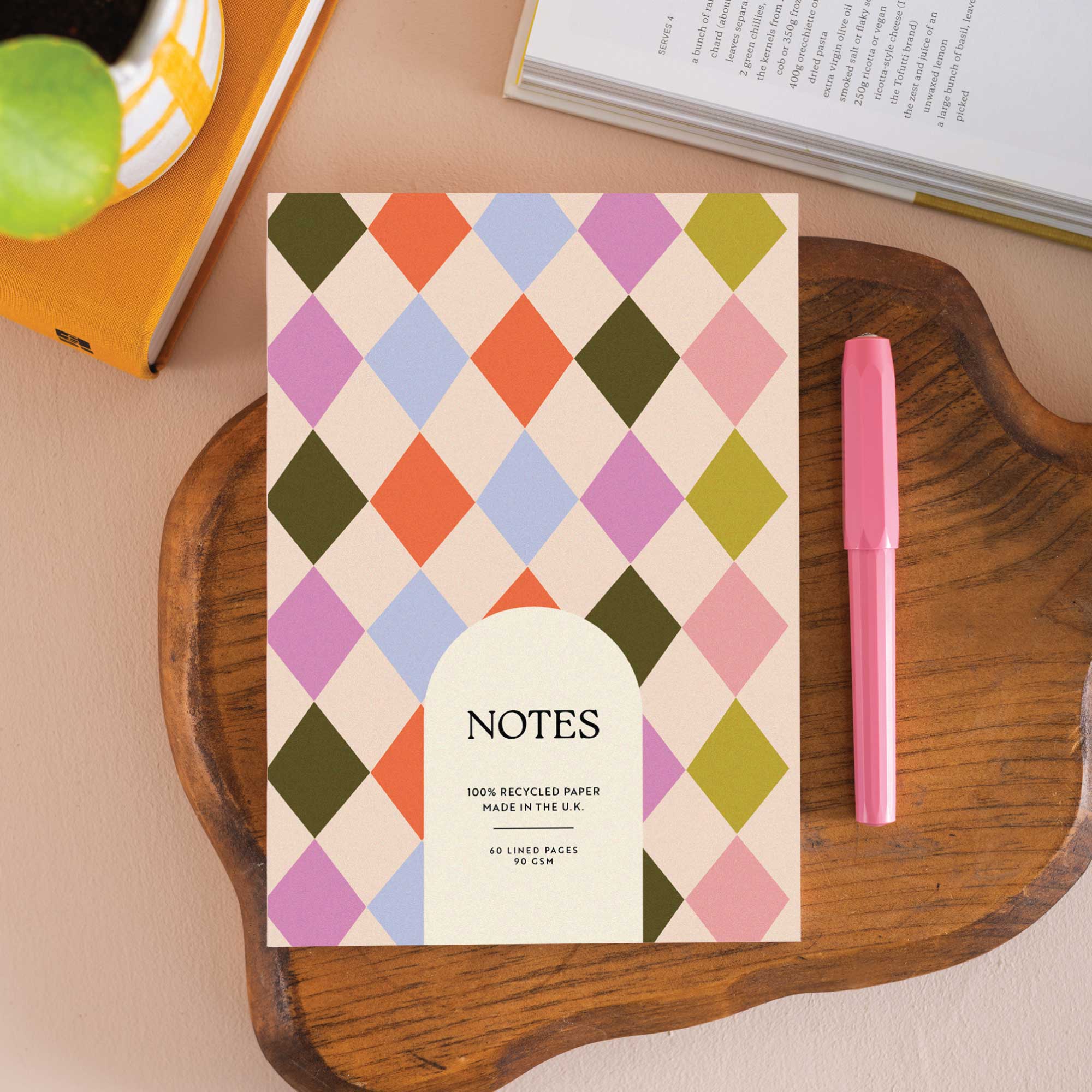 A5 Harlequin Notebook