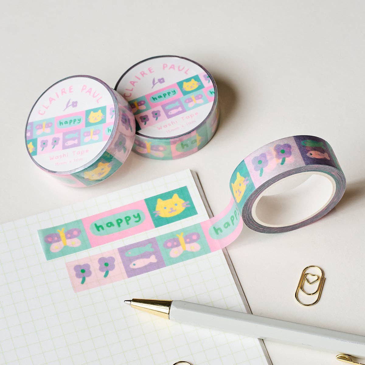 Happy Charms Washi Tape