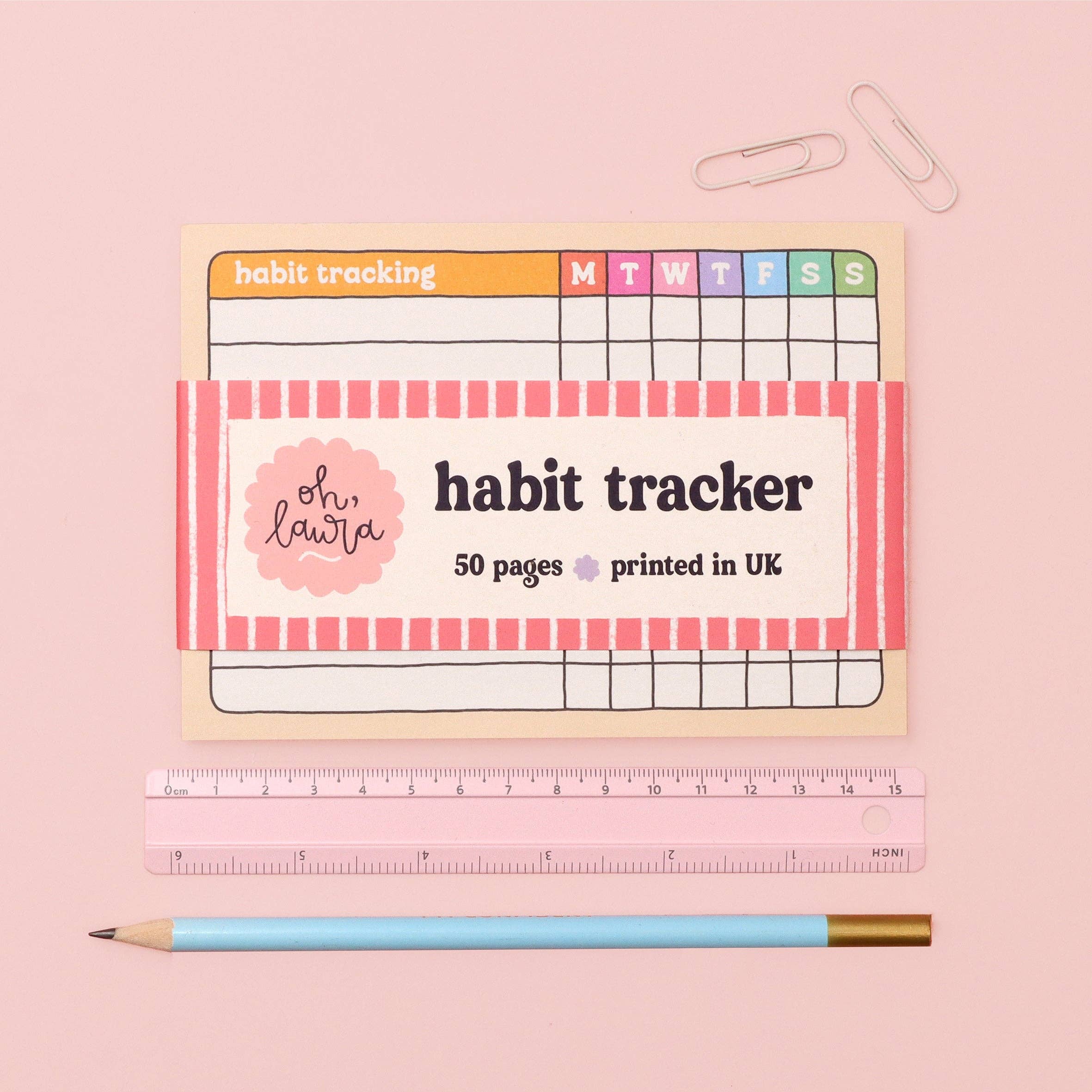 A6 Habit Tracker Notepad