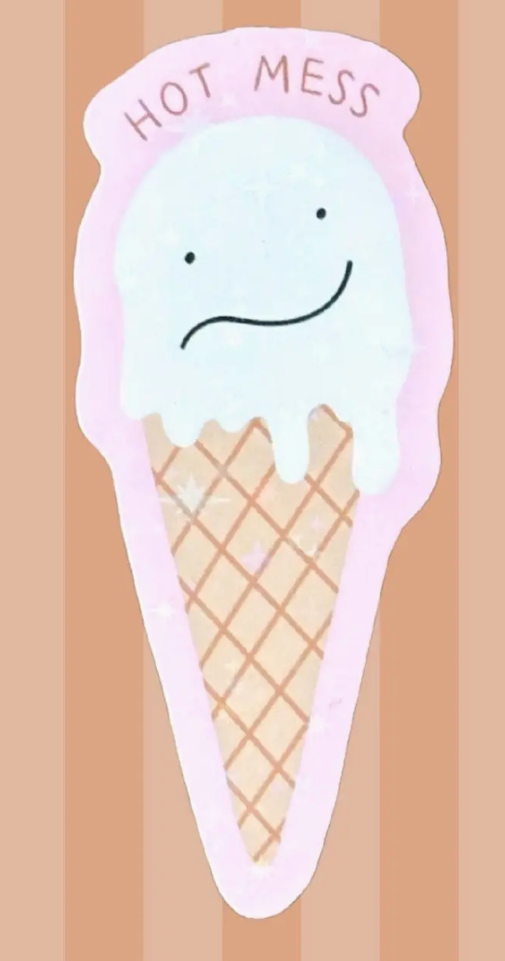 Hot Mess Vinyl Sticker