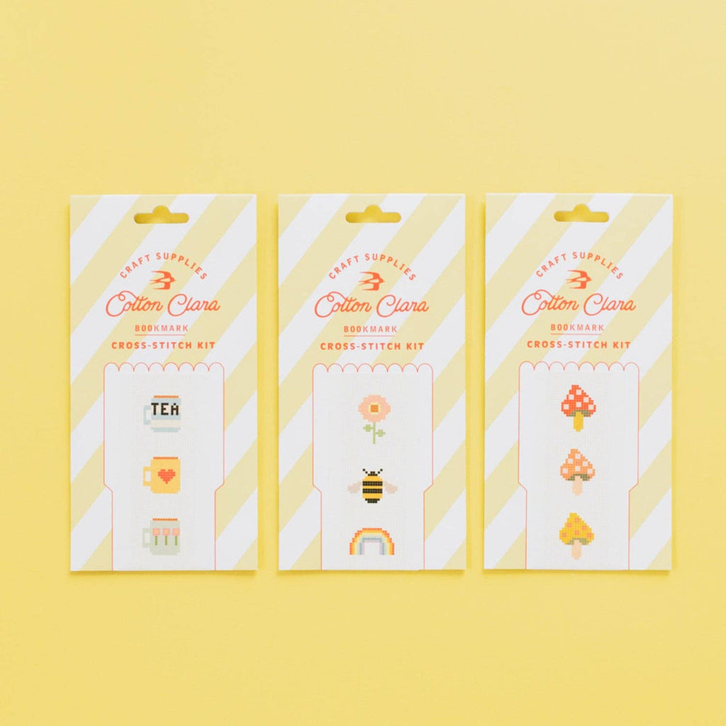 Bookish Bookmark Cross Stitch Kit