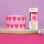 Loveheart Pink Washi Tape