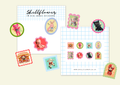 Toys Washi Flake Stickers
