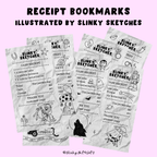 Receipt Genre Bookmark / Junk Bookmark