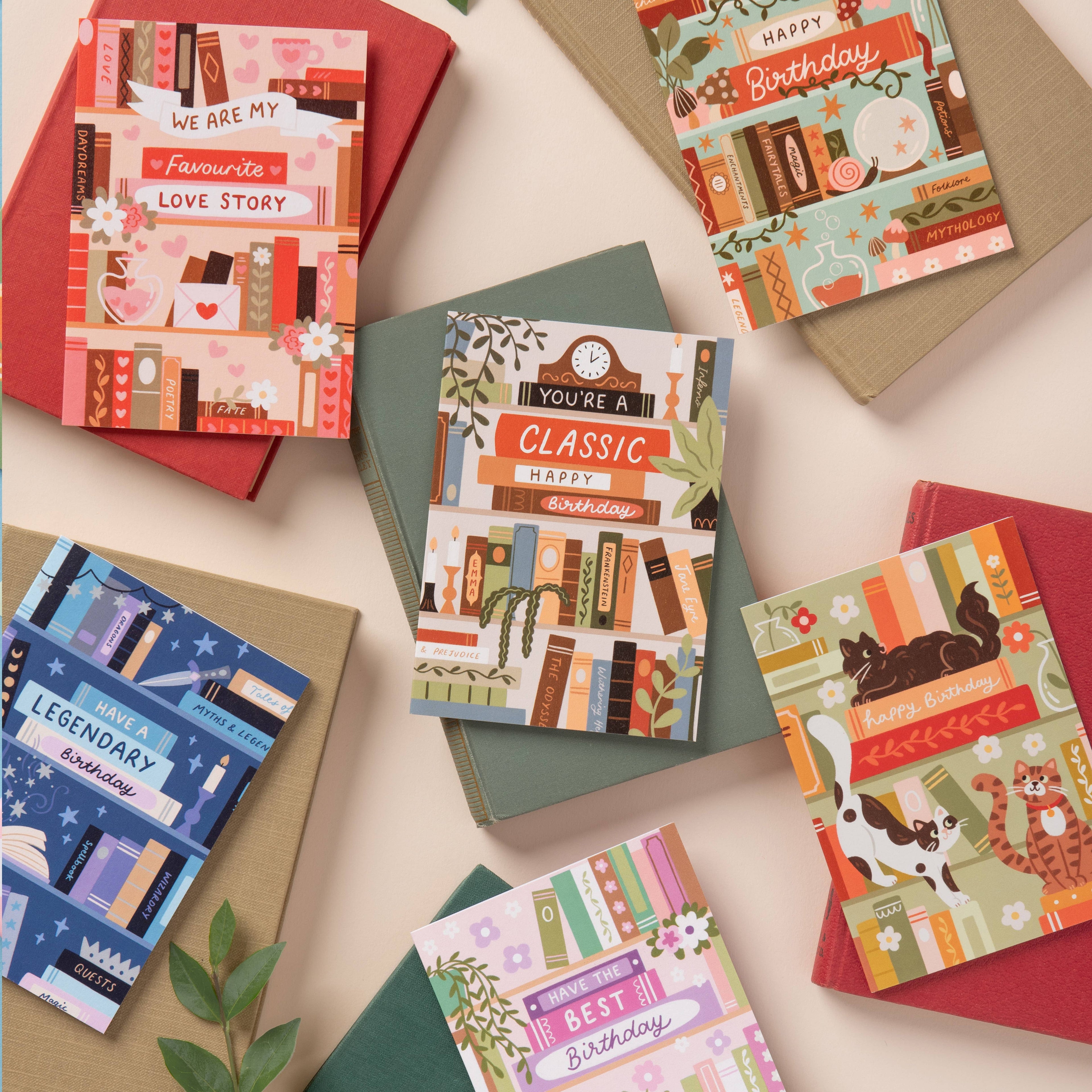 Book Valentine's Day Card, "Favourite Love Story" Book Card